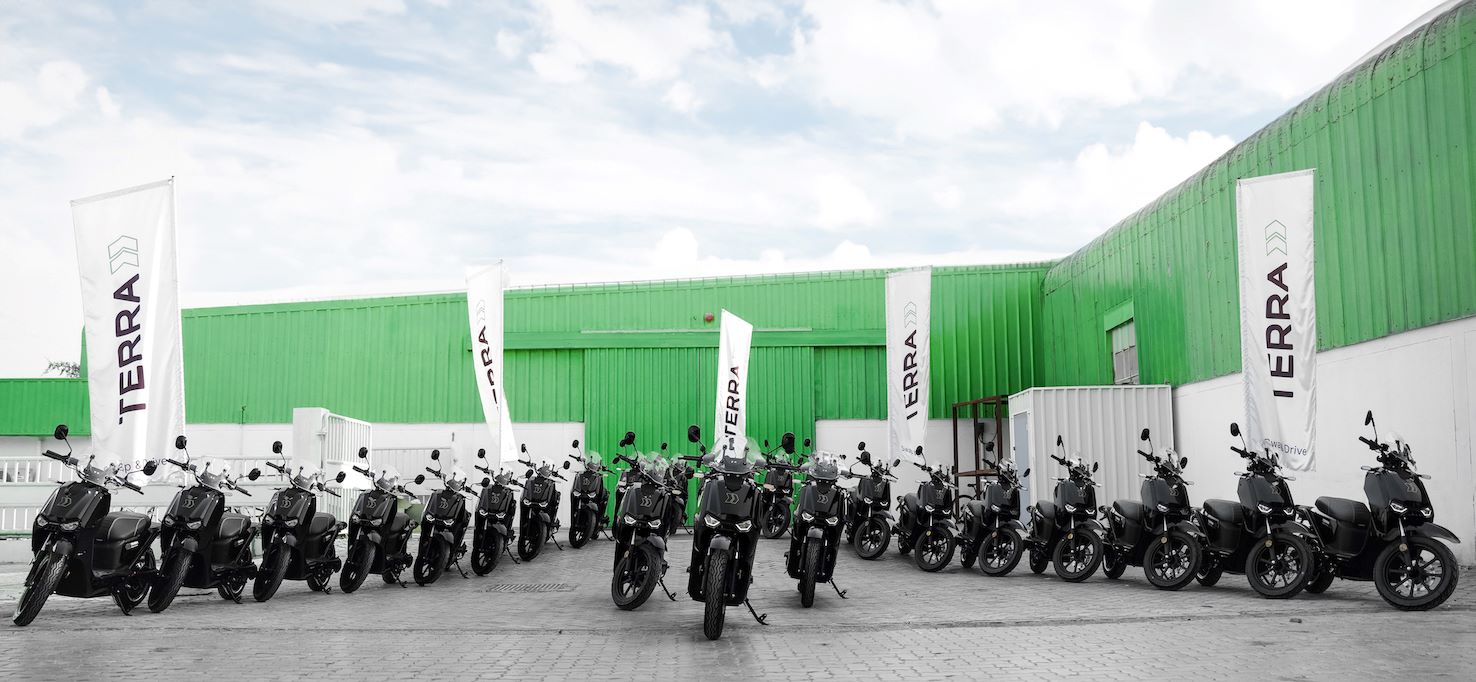 Dubai’s B2B Tech Startup, TERRA, launches their first fleet of Electric Motorbikes