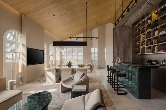 Robbyn Carter Shapes Mondrian Singapore Duxton:A Contemporary Cultural Experience