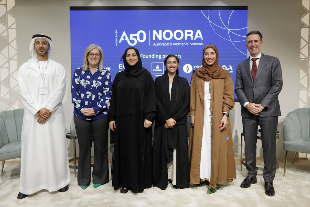 Abu Dhabi National Energy Company PJSC (TAQA), Accenture, EGA, Emirates Group and ENOC partner with Aurora50 to launch “NOORA” the new corporate network for women