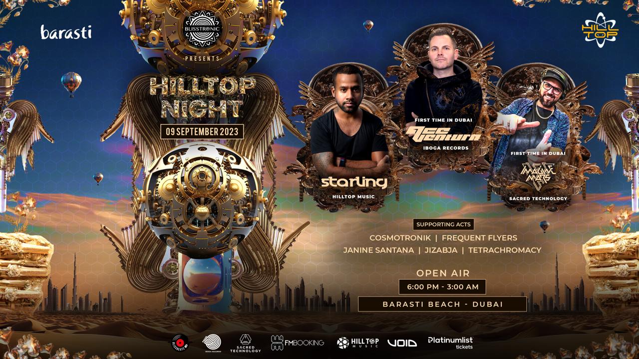 Hilltop Night at Barasti Beach Festival-9th Sept 23-This Weekend