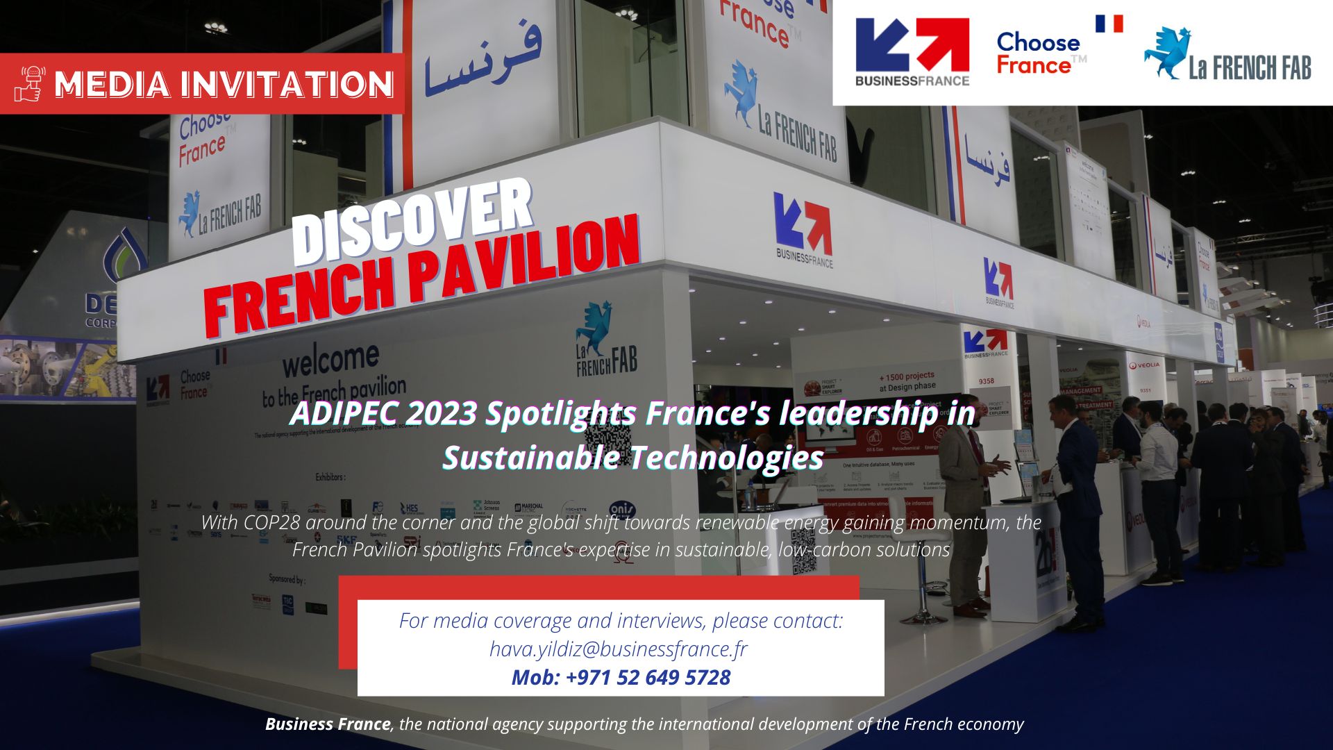 France’s Sustainability Innovations on Display at ADIPEC 2023