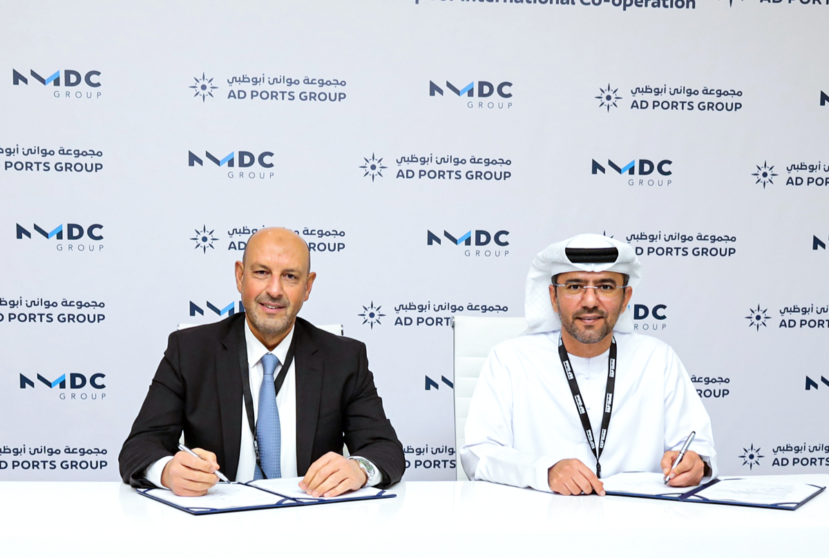 NMDC Group signs international cooperation agreement with AD Ports Group