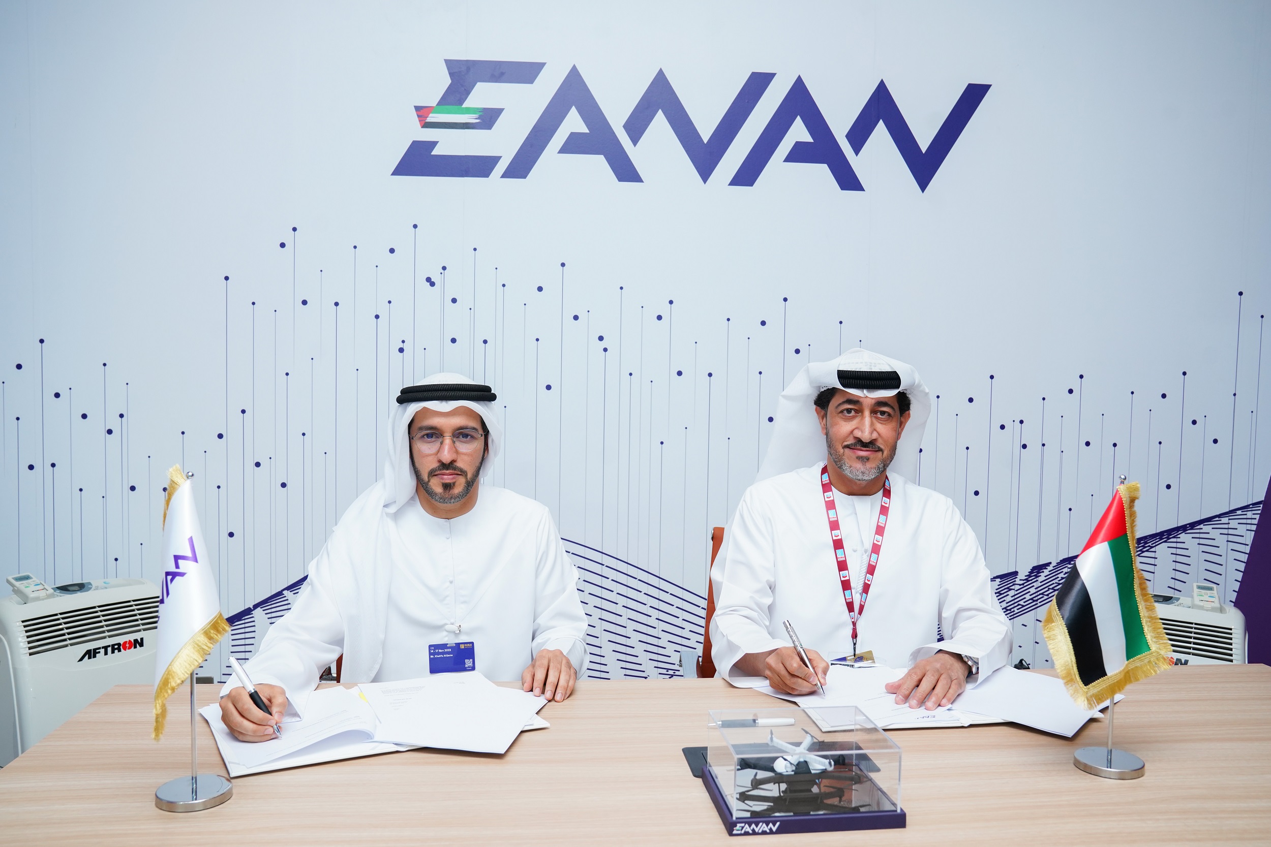 Dubai Future Labs signs with UAE tech company Eanan at Dubai Airshow to boost drone R&D