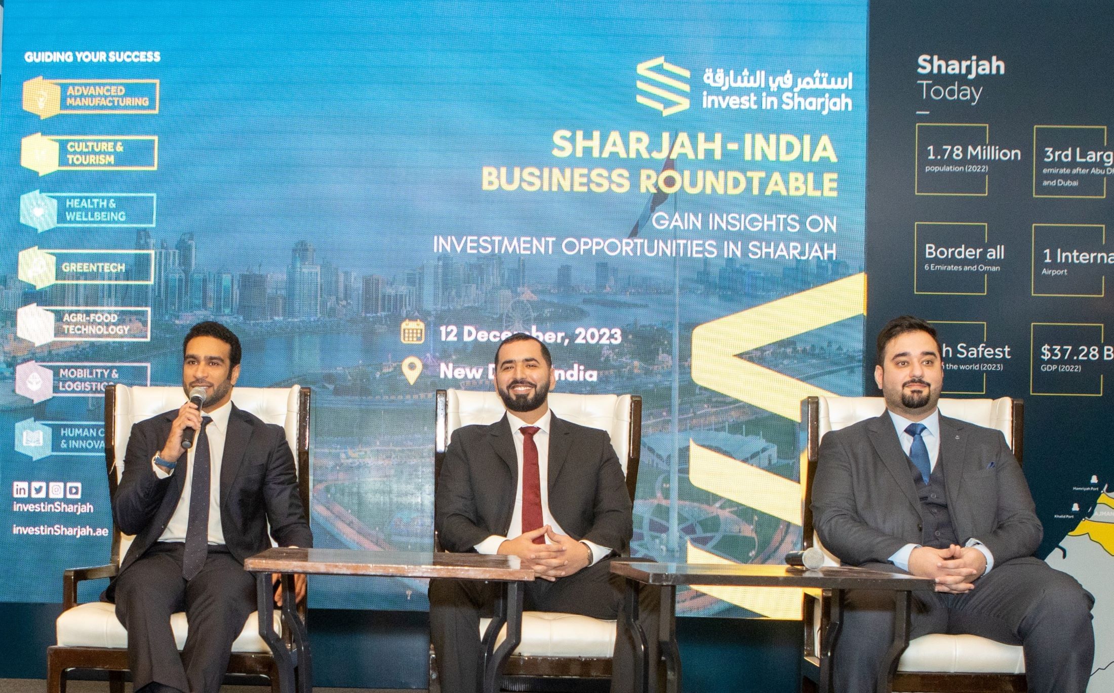 Invest in Sharjah showcases emirate’s advantages at World Investment Conference in India