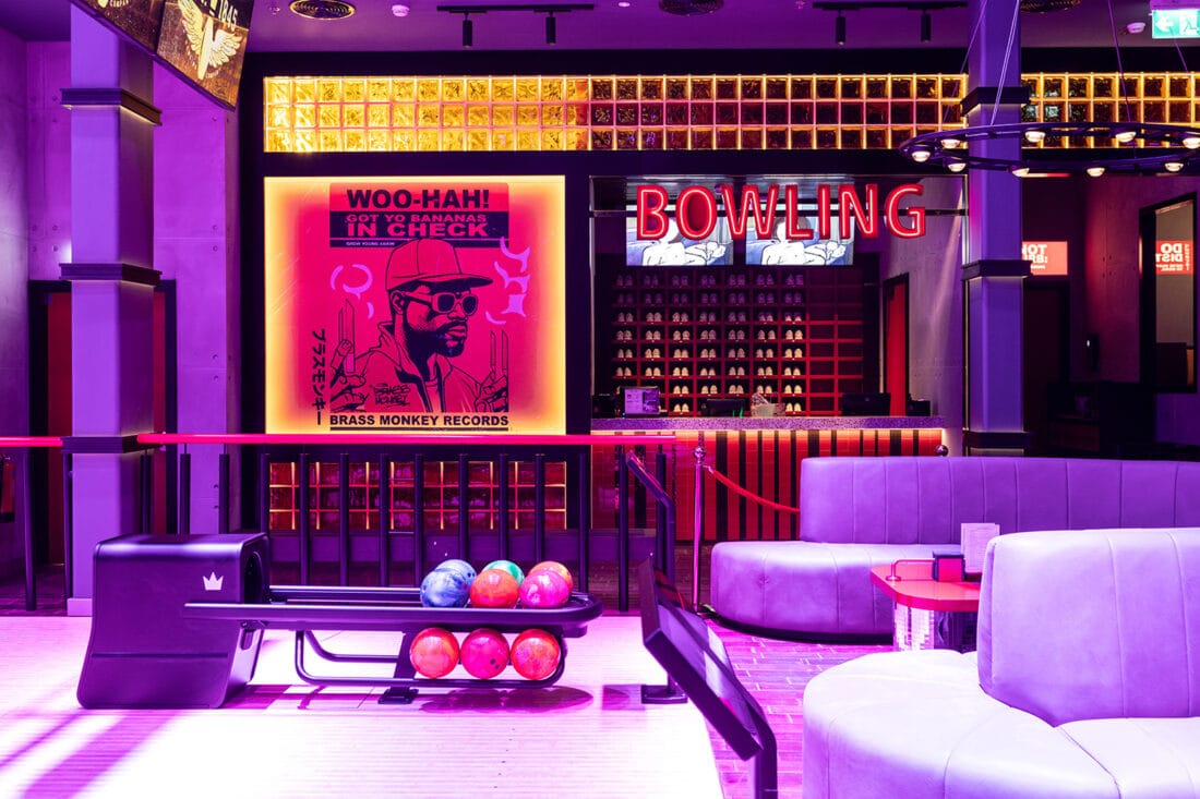 Prospect Design creates a punchy and vibrant setting for Brass Monkey in City Walk