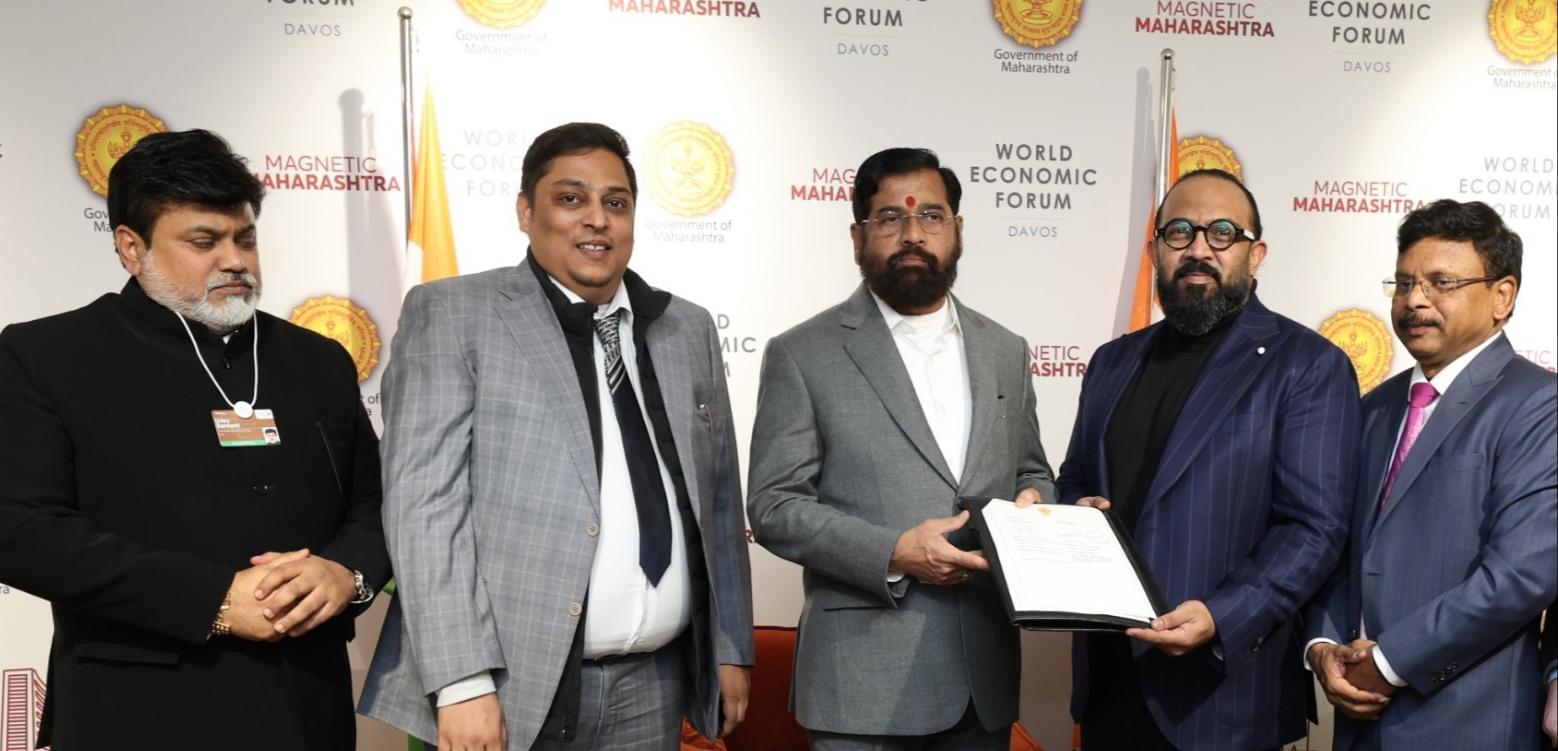 Aria Holding and the Government of Maharashtra Sign MoU for INR 2,000 crore at the World Economic Forum 2024 in Davos
