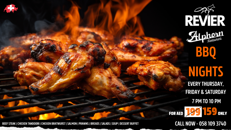 Exclusive BBQ Nights at REVIER Dubai
