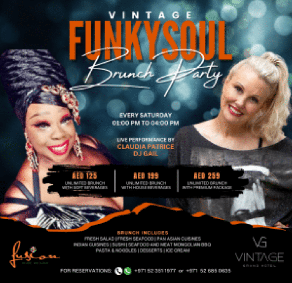 Vintage Funky Soul Brunch Party Kicks Off Every Saturday Starting July 20!