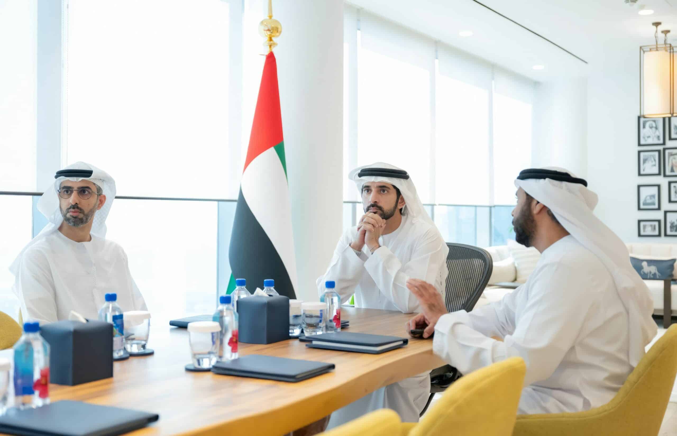 Hamdan bin Mohammed reviews operations of Dubai Land Department, developments in real estate sector