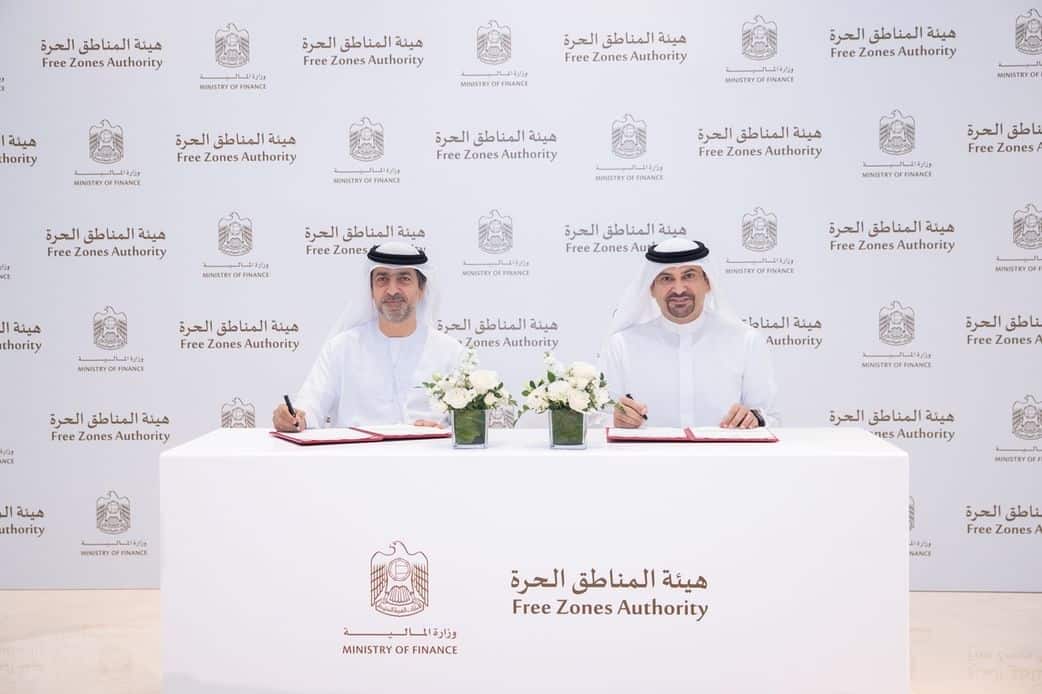 Ministry of Finance signs MoC with Ajman Free Zones to enhance tax information exchange services