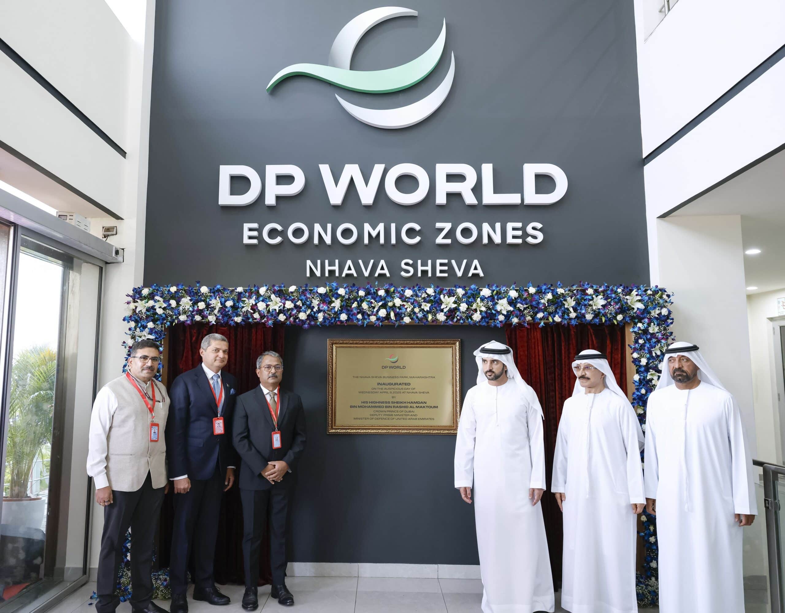 Dubai Crown Prince Hamdan bin Mohammed Opens DP World’s Nhava Sheva Logistics Park in India