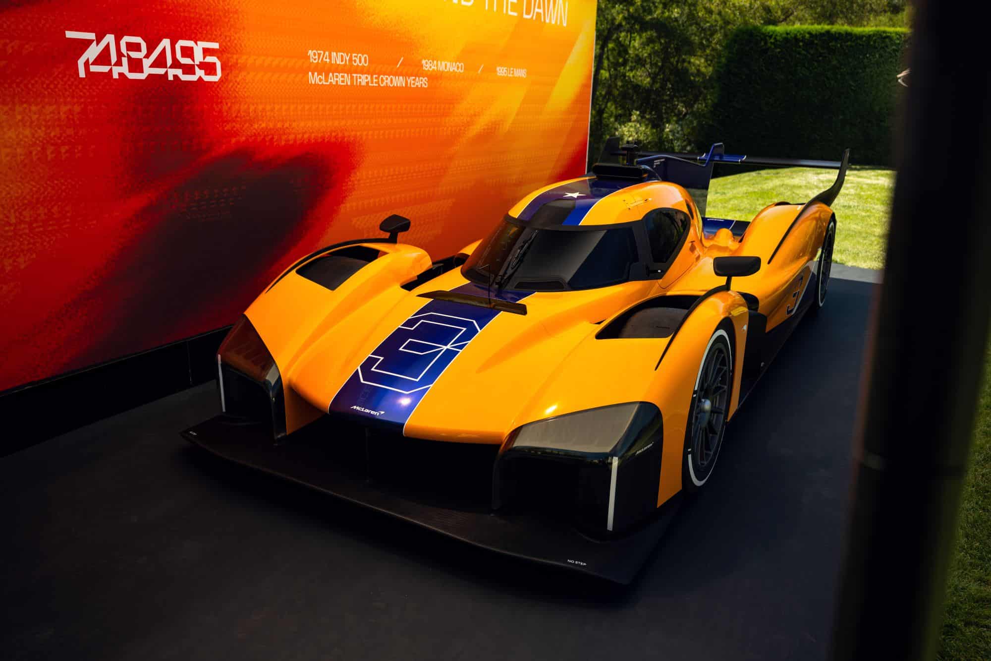 McLaren Project: Endurance debuts Triple Crown inspired livery during Monterey Car Week