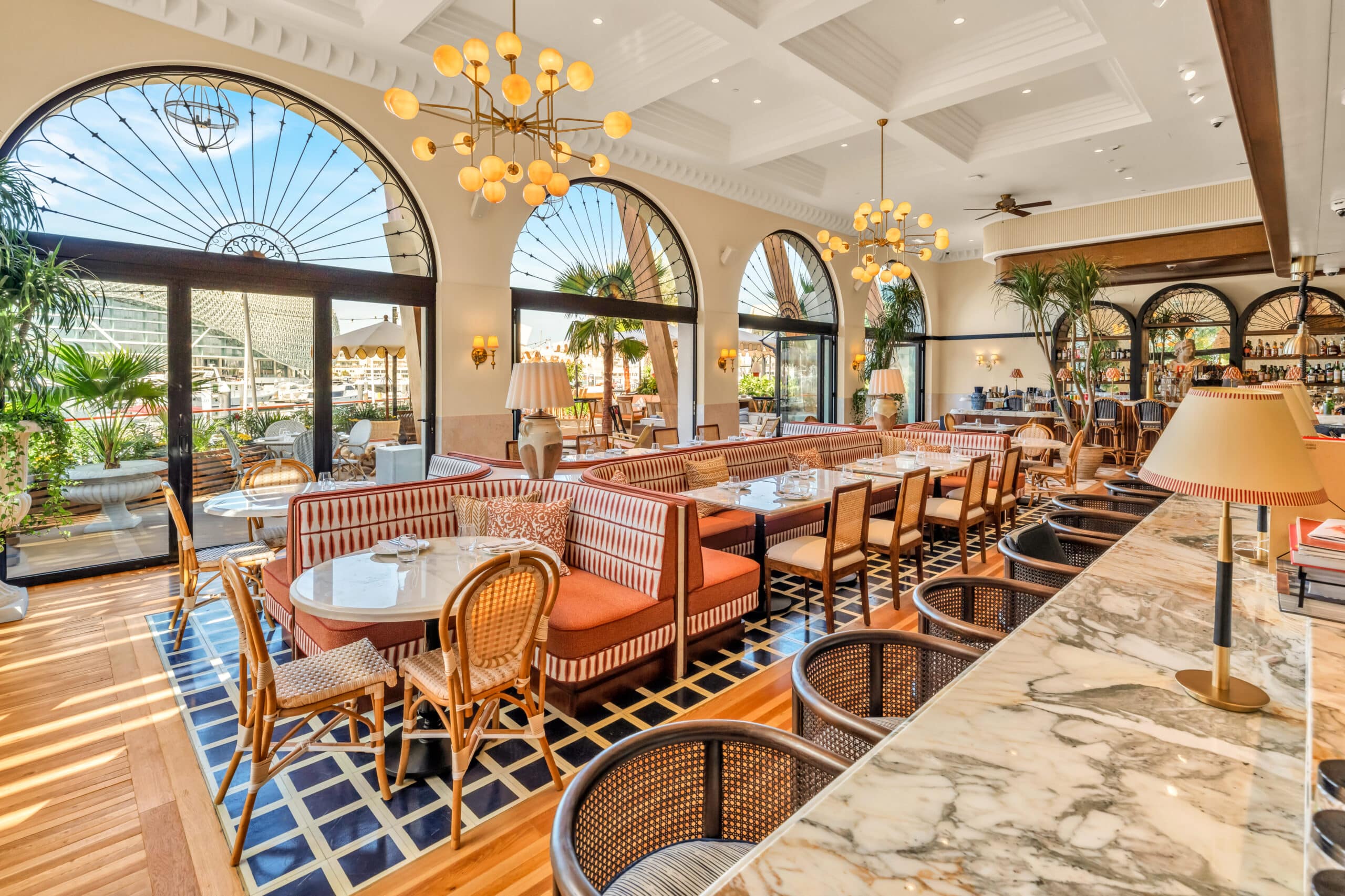 As the breeze returns, so does the magic of waterfront dining at dusk.