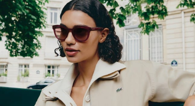 The frames featured in the advertising campaign offer a fresh take on timeless, sophisticated designs