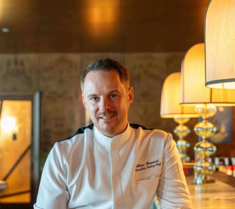 Marc Razurel as Executive Pastry Chef, The Ned Doha