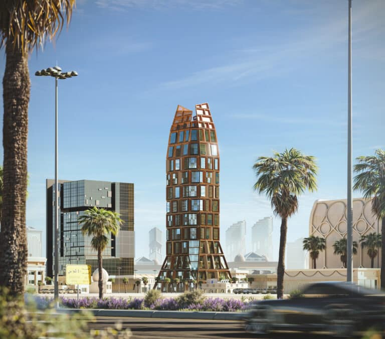 Riyadh Tower spans 2,500 m² and serves as a multifunctional hub