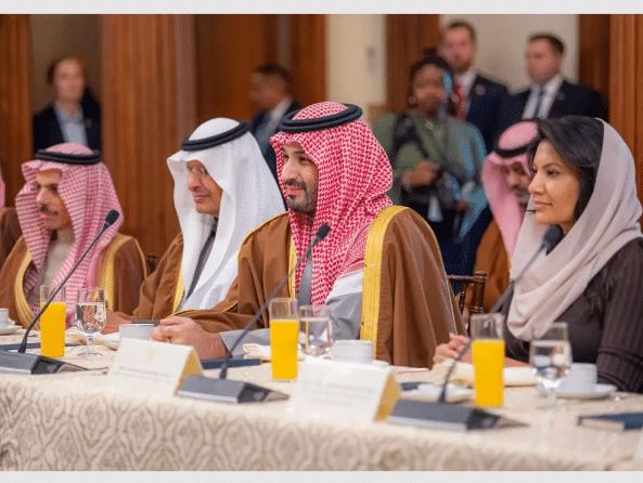 HRH Crown Prince Mohammed bin Salman engaged in high-level discussions with U.S. House leaders