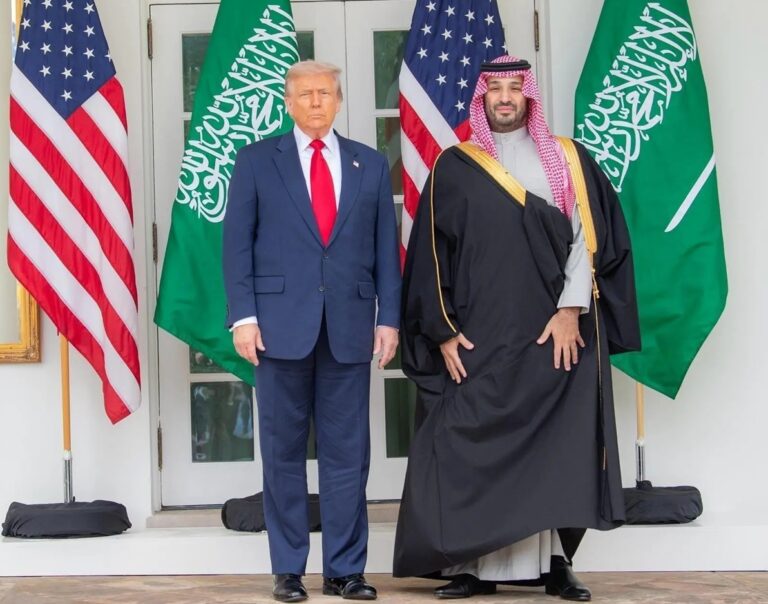 His Royal Highness Prince Mohammed bin Salman bin Abdulaziz Al Saud, Crown Prince and Prime Minister & President Donald Trump