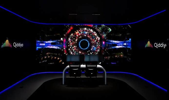 A high-tech digital operations hub designed to transform how Qiddiya manages complexity, risk, and real-time decision-making across its expanding ecosystem