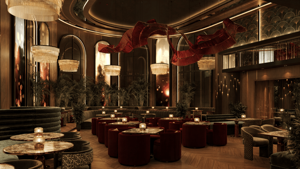 ZEA offers a sophisticated yet welcoming layout designed for both intimate dining and vibrant late-night experiences