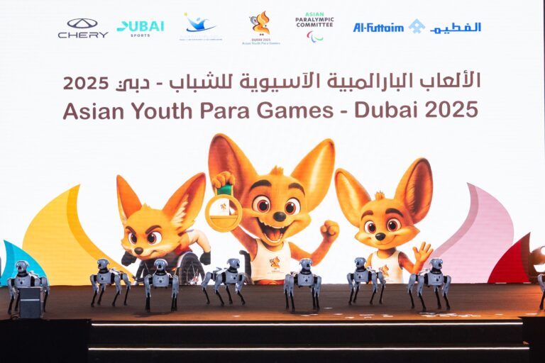 At the opening ceremony, AiMOGA humanoid robot ‘Mornine’ and AiMOGA robot dogs ‘Argos’ made a stunning entrance