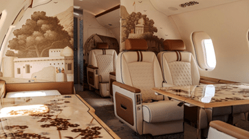 Shalini Misra’s design philosophy reaches new expression through the innovative use of upholstery as a defining element of the interior