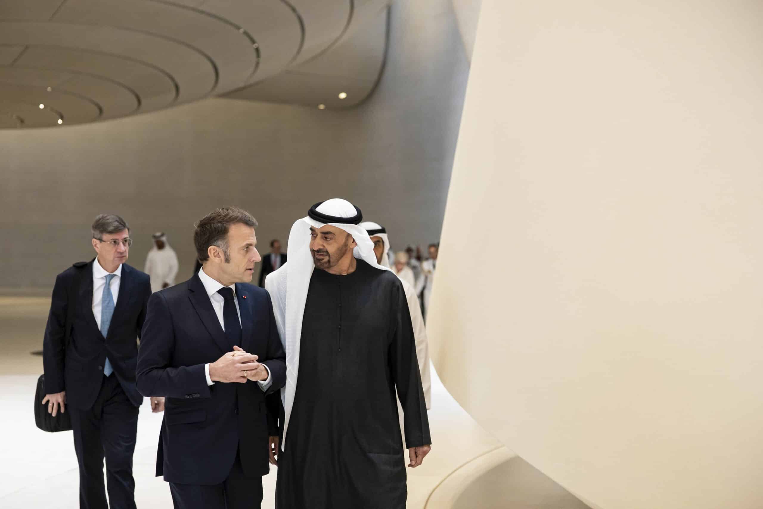 UAE President Receives French President During Working Visit To UAE