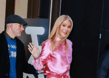 Gwyneth Paltrow Brings Calvin Klein Spring 2026 Runway to NYC Streets. MEGA - Getty Images