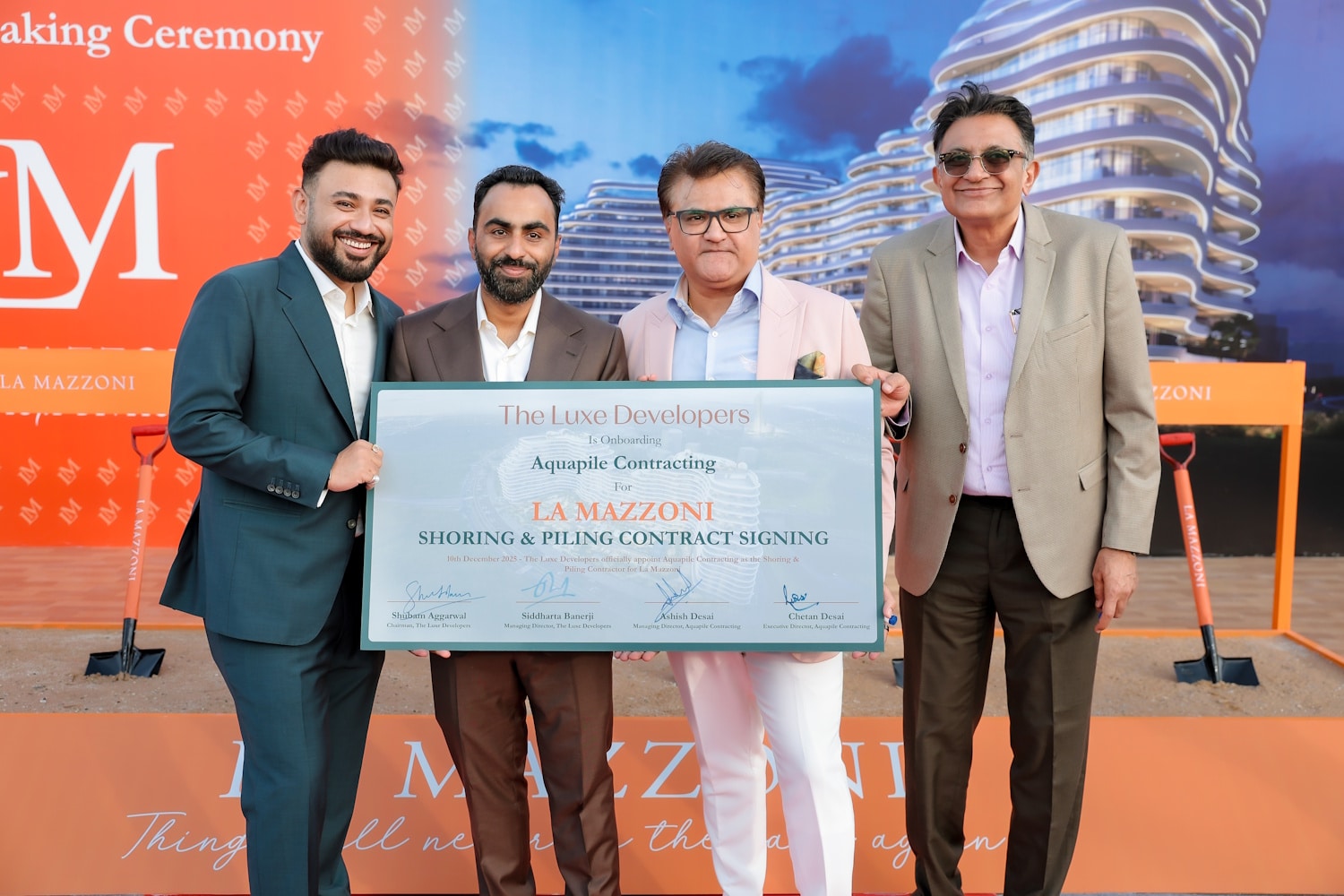 The Luxe Developers Awards La Mazzoni Shoring and Piling Contract to Aquapile Contracting