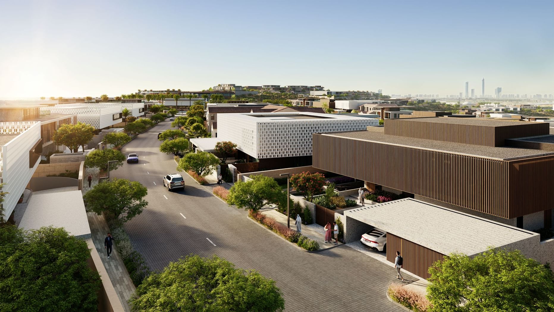 Villas will range in size from 350 to 2,700 square metres