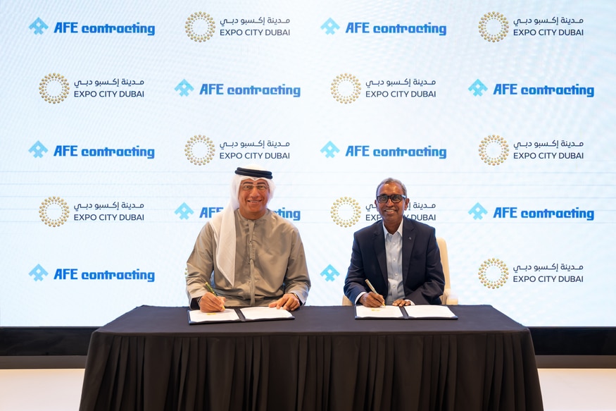Expo City Dubai x Murali S, Managing Director, Al Futtaim Contracting signing