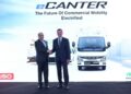 The new eCanter is designed for applications such as city logistics, municipal services, and last-mile delivery