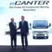 The new eCanter is designed for applications such as city logistics, municipal services, and last-mile delivery