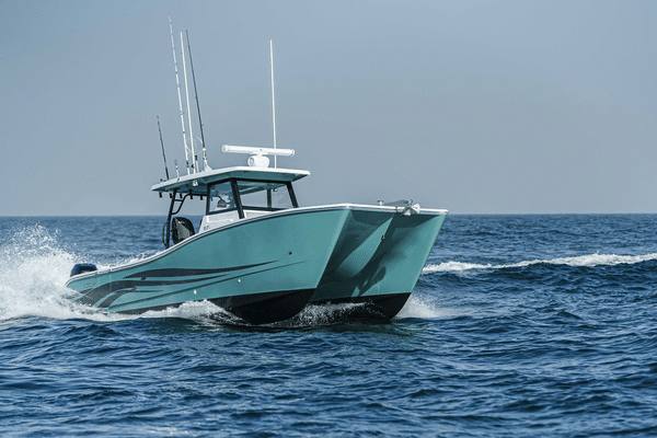 The vessel purchased was the SilverCAT 34CC, a true fishing machine and one of the brand’s most popular models