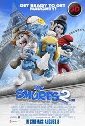 3D The Smurfs 2 (G)